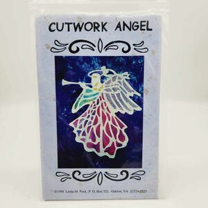 Cutwork Angel Quilt Wall Hanging Sewing Pattern Stained Glass Look